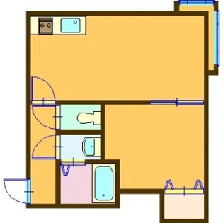 グリーンヒル月寒【1階】の間取り