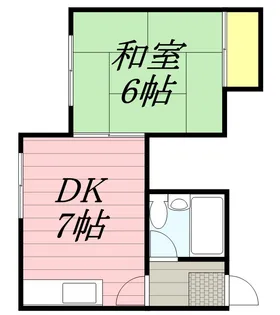 北海道札幌市白石区栄通6丁目【アパート】の間取り