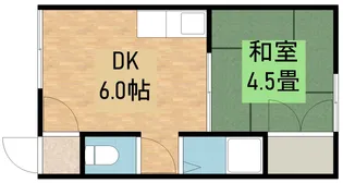 コーポ八大【005号室】の間取り