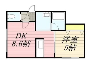 サン・タバサ月寒壱番館【0103号室】の間取り