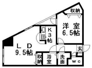 ノール月寒中央通【0903号室】の間取り