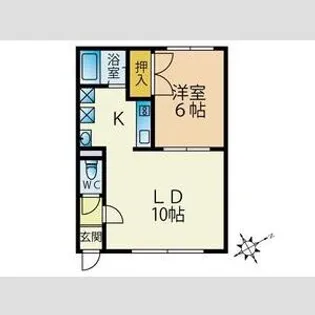 さくらハイツⅡ【102号室】の間取り