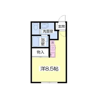 ヒルヴィレッヂ西岡【203号室】の間取り