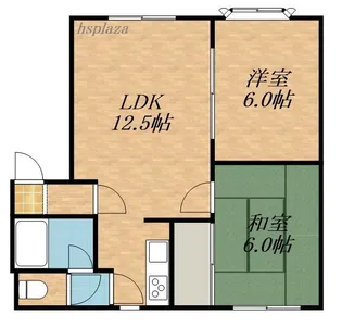 クロバーヒル【0203号室】の間取り