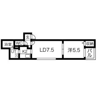 ファルコン21【1階】の間取り