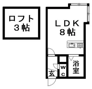 ピュアコート羊ヶ丘【202号室】の間取り