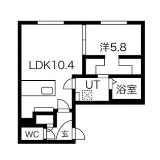 カレラ月寒 セカンド【4階】の間取り