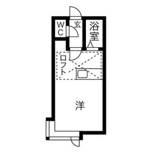 ヴァルト平岸【201号室】の間取り