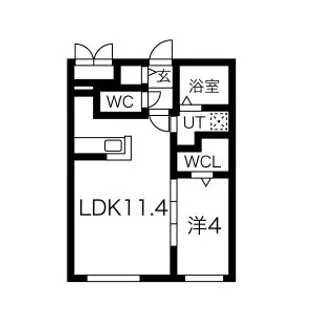 Y’S MAISON豊平【4階】の間取り