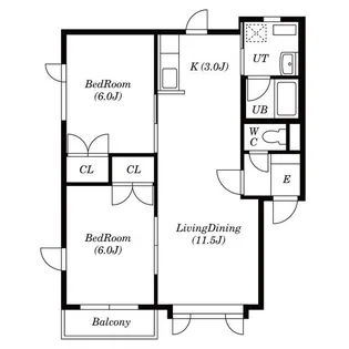エースティック西岡C【202号室号室】の間取り