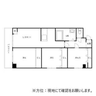 AMS平岸313【0301号室】の間取り