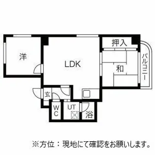 2LDKの間取り画像