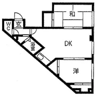 テラスハウス月寒【403号室】の間取り