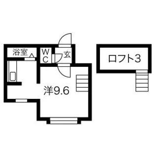 モアクレスト澄川【106号室】の間取り