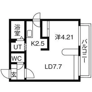 ハウスオブリザ平岸五番館【302号室】の間取り