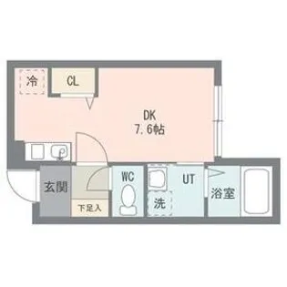 COFFRET(コフレ)東札幌23【4階】の間取り