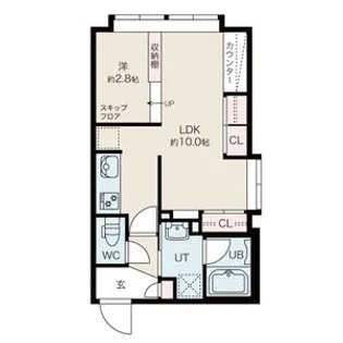 アリソンヴェール【2階】の間取り