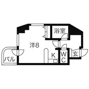 レクセル札幌平岸【8階】の間取り