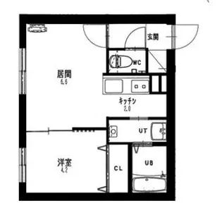アンベリーテ澄川【2階】の間取り
