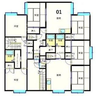 2LDKの間取り画像