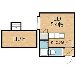 シャンドール札幌【201号室】の間取り
