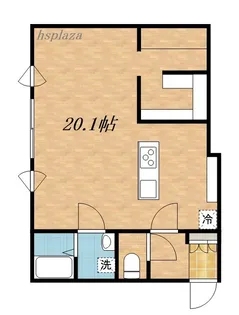 ピオネロ月寒【5階】の間取り