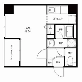 アルティ美園【503号室号室】の間取り