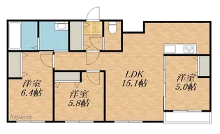 FRANZ TSUKISAMU KOEN【4階】の間取り