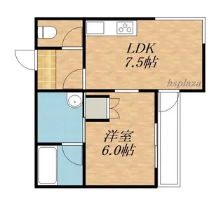 北海道札幌市豊平区月寒東一条5丁目【マンション】の間取り