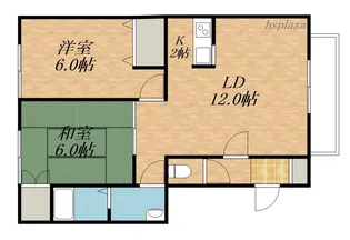 サンライズマンションⅢB【605号室】の間取り