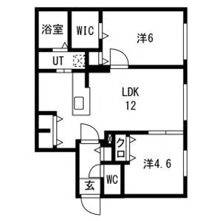 PREMIER IST NAKANOSHIMA(プレミアイスト)【3階】の間取り