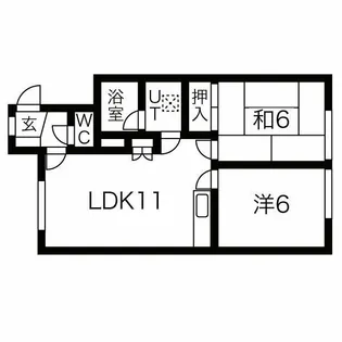 ビバリーヒルズ【102号室】の間取り