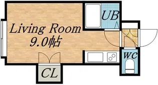 パステル月寒東A【102号室】の間取り