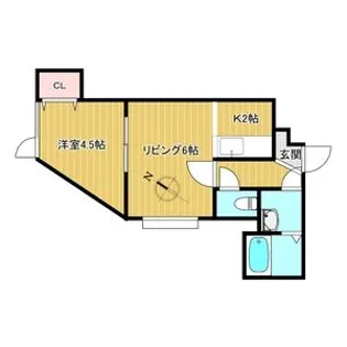 ラパス清田【3階】の間取り