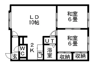 ハイツサングリーン【201号室】の間取り