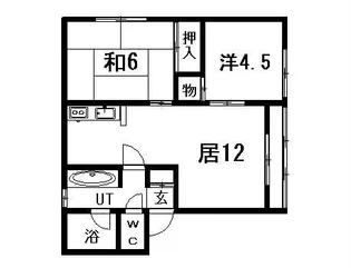 エイトハイツ【2階】の間取り