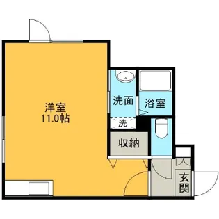 クローバーホーム美園【2階】の間取り