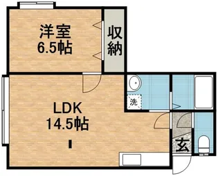 月寒ハイツ【103号室】の間取り
