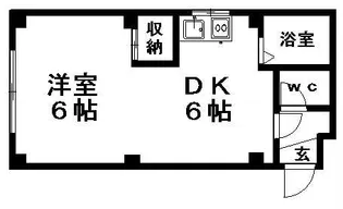 シルバーパールSTR【1階】の間取り