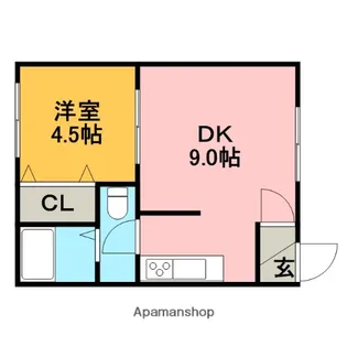 北海道札幌市白石区東札幌三条3丁目【マンション】の間取り