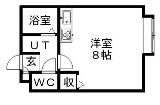 タフトマンション【405号室】の間取り