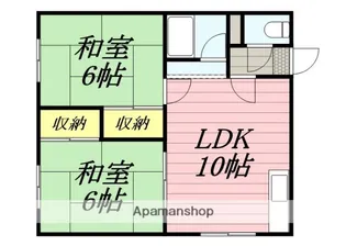 ハイツおざわ【201号室】の間取り
