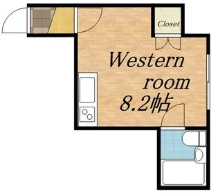 第5もりいマンション【313号室】の間取り