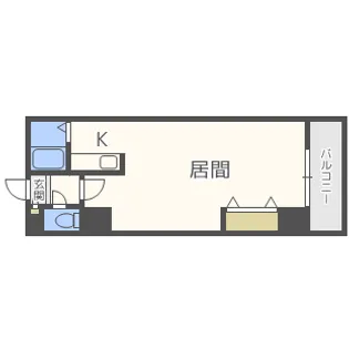 ミラバ豊平【10階】の間取り