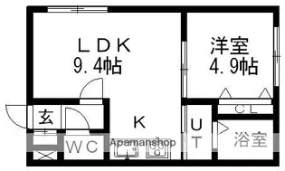 アニバーサリー16【4階】の間取り