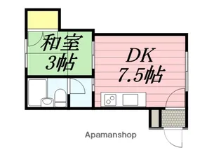 シャトーフランセ【203号室】の間取り