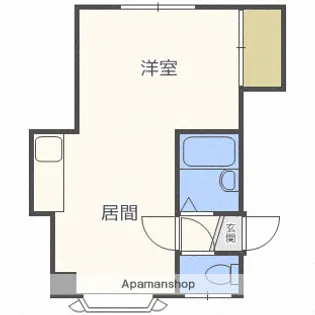北海道札幌市白石区菊水一条4丁目【アパート】の間取り
