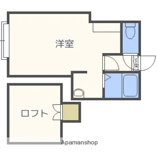 リバータウン【203号室】の間取り