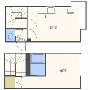 きらり豊平【101号室】の間取り