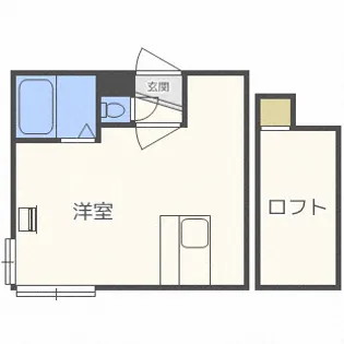 エルディハイツ【204号室】の間取り